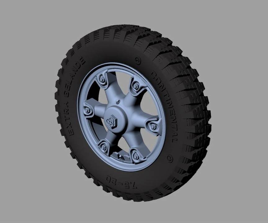 Panzer Art RE35-451 Krupp L3H163 road wheels (Gelande pattern) 1/35 – zdjęcie 3
