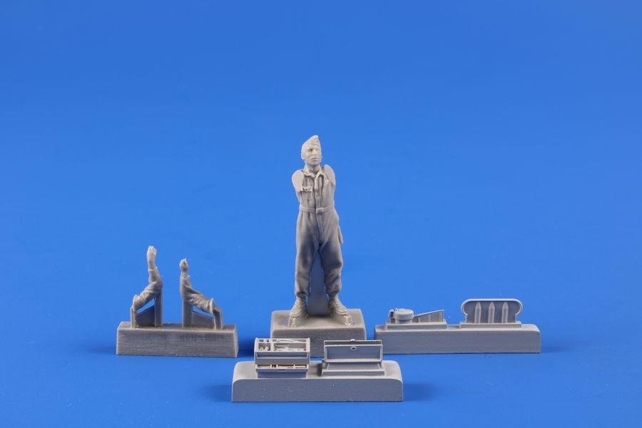 CMK F48357 Siebel Si 204/Aero C-3 Mécanicien (réparation moteur) 1/48