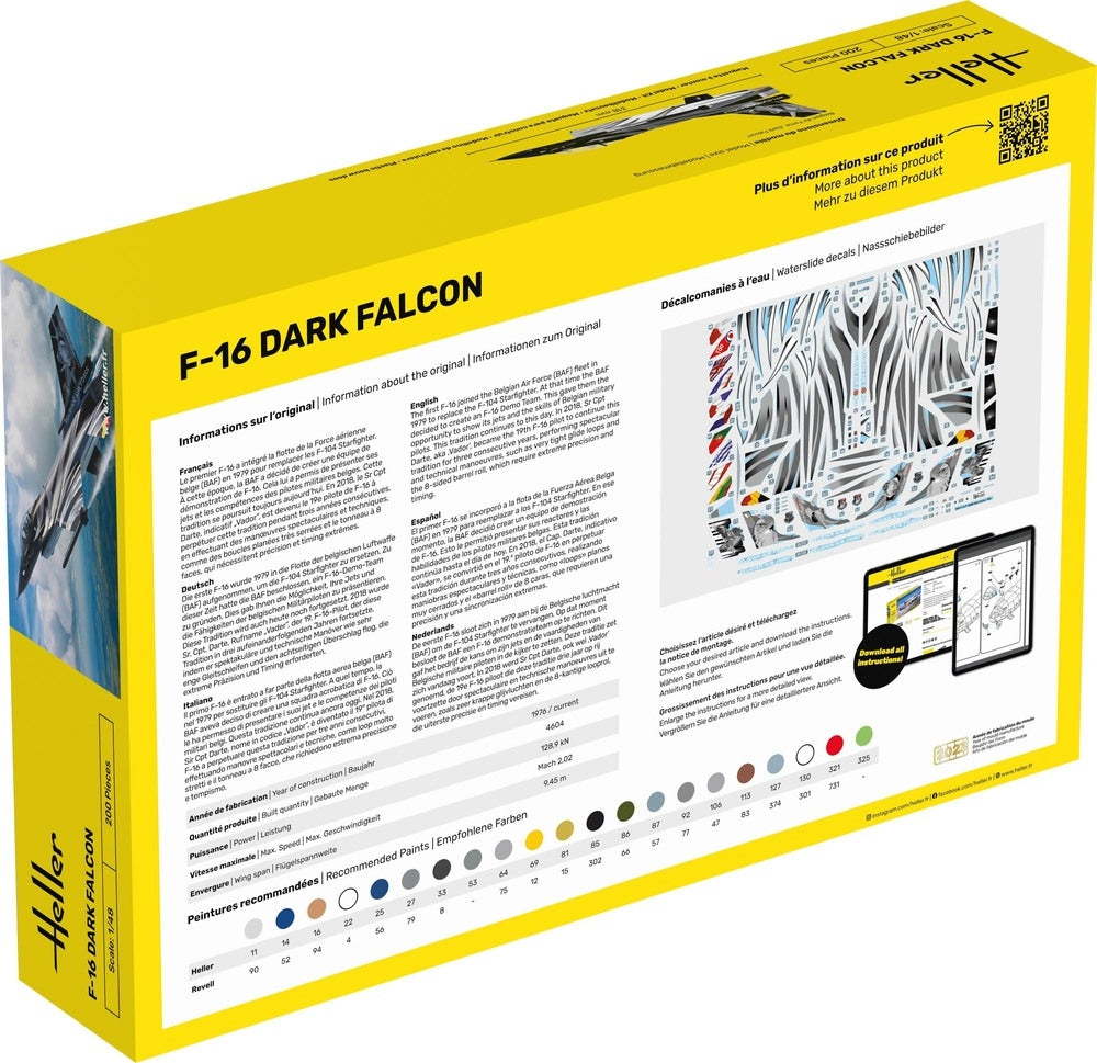 Heller 30411 F-16 Dark Falcon 1/48 – image 2