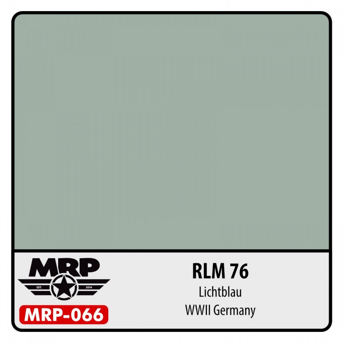 Peinture MR. Paint MRP-066 RLM 76 Lichtblau (Bleu clair allemand de la Seconde Guerre mondiale) 30 ml