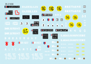 Star Decals 35-C1008 AMX-13 Chaffee et AMX-13 SS-11 1/35 – image 2