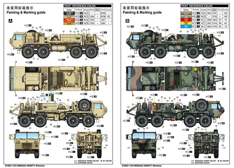 Trumpeter 01083 M984A2 Dépanneuse HEMTT 1/35 – Bild 6