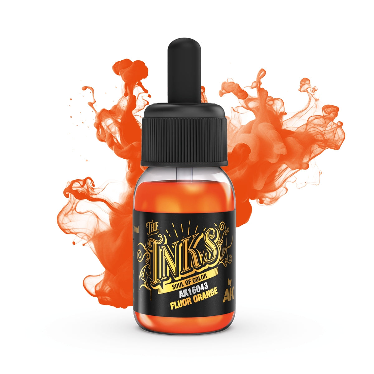 AK Interactive AK16043 FLUOR ORANGE – ENCRE 30 ml
