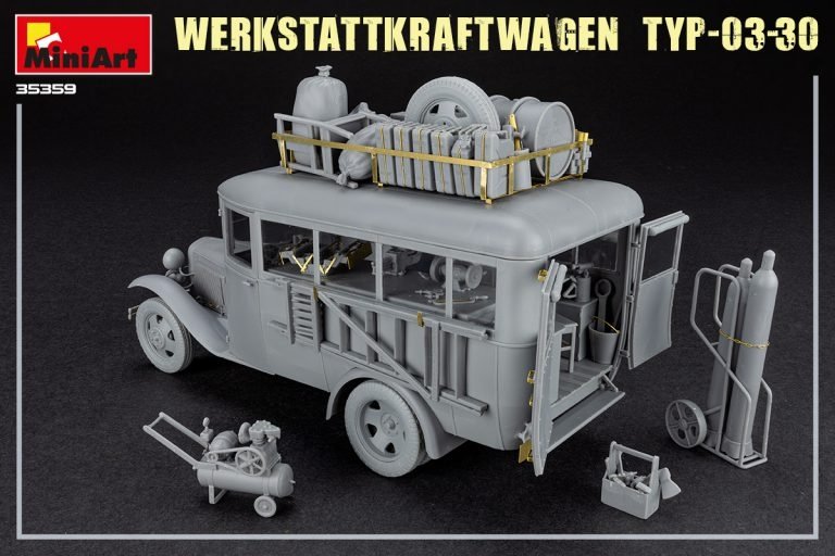 MiniArt 35359 WERKSTATTKRAFTWAGEN TYP-03-30 1/35 – immagine 8