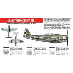 Coffret de peinture Hataka HTK-AS04.2 US Army Air Force (6 x 17 ml) – immagine 2