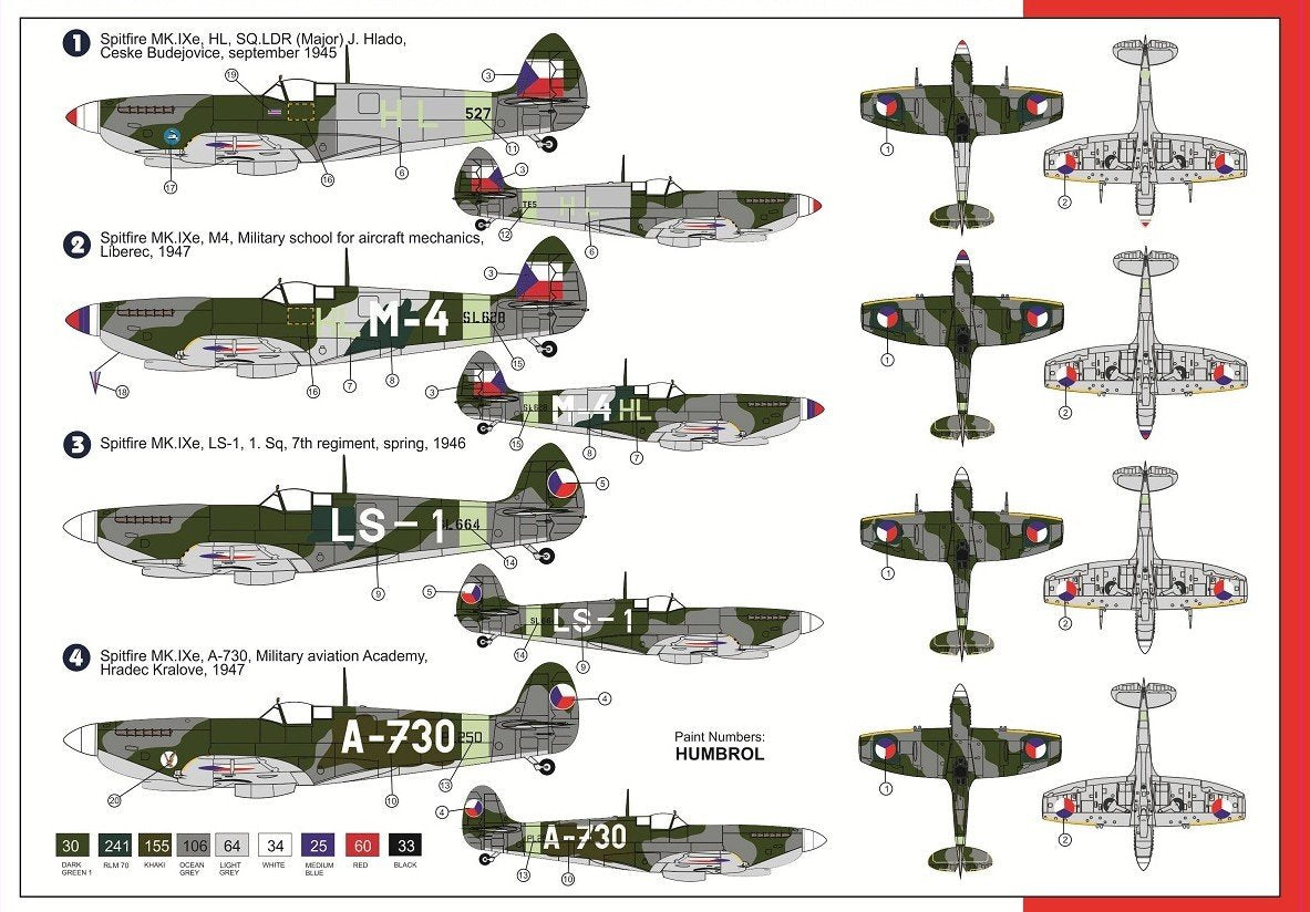 AZ Modèle AZ7413 Supermarine Spitfire Mk.IXe (1/72) – image 2