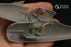 Intérieur imprimé en 3D et coloré sur papier décalcomanie (Roden) Quinta Studio QD48297 Gloster Gladiator MKI 1/48 – image 8