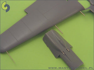 Ensemble d&amp;#39;armement Master AM-48-019 Fw 190 A7, A8 (embouts de canon MG 131, canons MG 151, carénages MG 151) et tube Pitot (1/48) – image 3