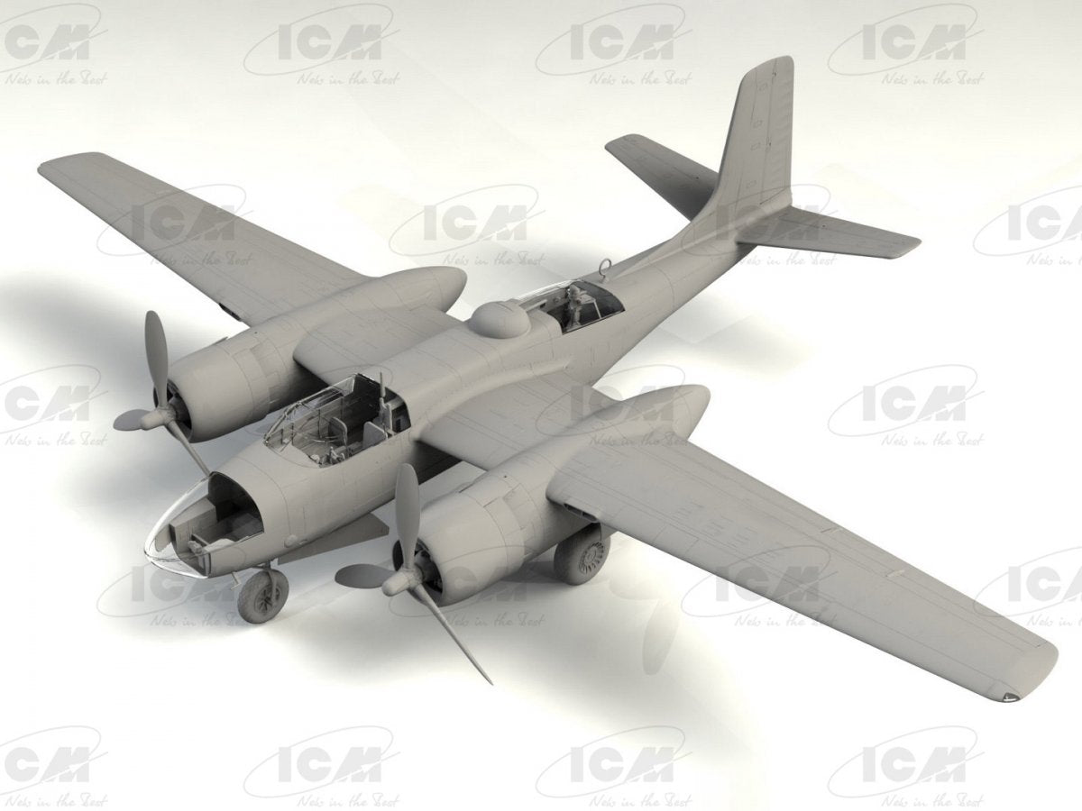 ICM 48288 A-26C-15 Invader avec pilotes et personnel au sol 1/48 – Bild 2