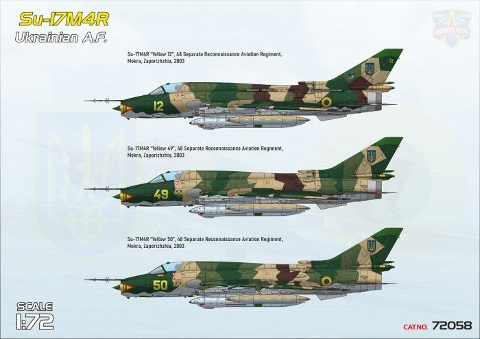 Modelsvit 72058 Su-17M4R AF ukrainien 1/72 – image 2