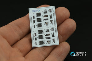 Intérieur coloré imprimé en 3D sur papier décalcomanie pour Eurofighter biplace Quinta Studio QD48307 (Revell) 1/48 – immagine 10