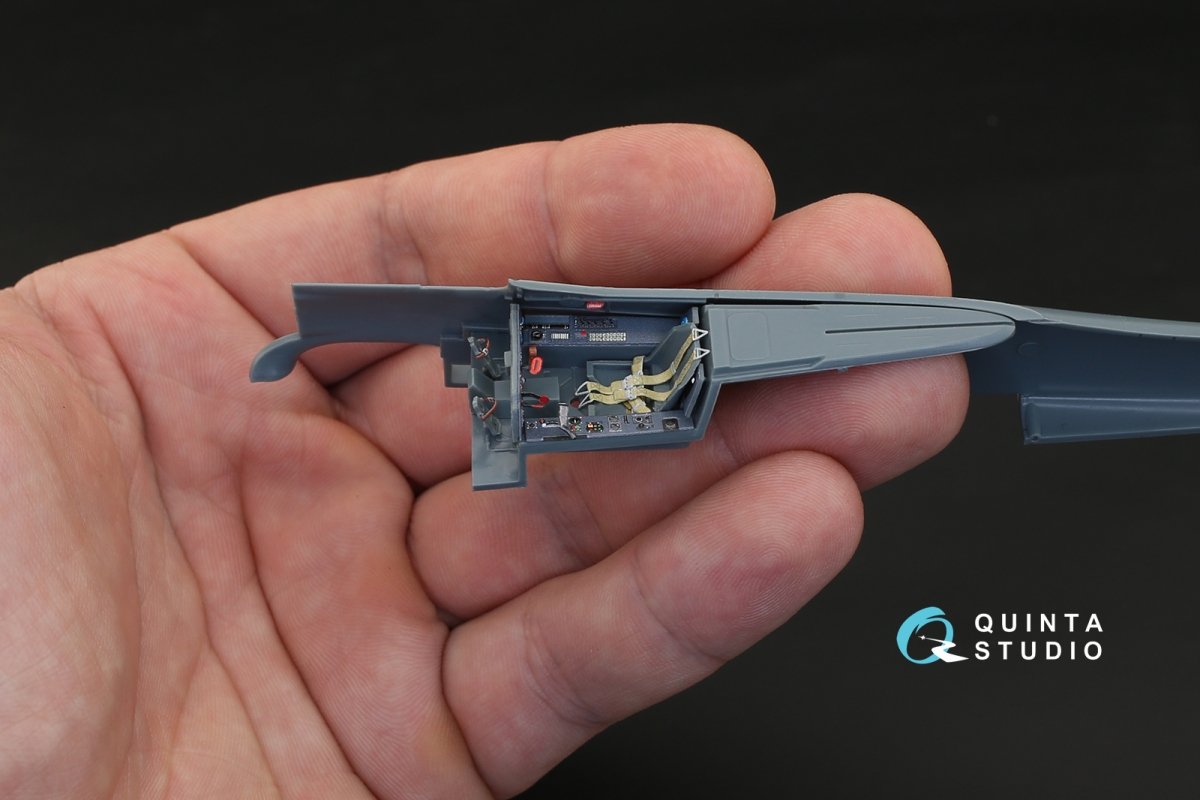 Intérieur imprimé en 3D et coloré sur papier décalcomanie Quinta Studio QD48128 Fw 190 A-8/A-9 (R11) (pour kit Eduard) 1/48 – immagine 5