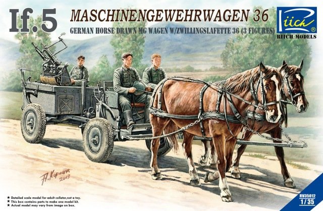 Riich Modèle RV35012 IF.5 Maschinengewehrwagen 36