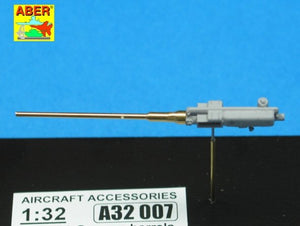 Aber A32007 Ensemble de 2 canons pour mitrailleuses de 20 mm d&amp;#39;avions allemands MG 151/20 (1/32) – image 4