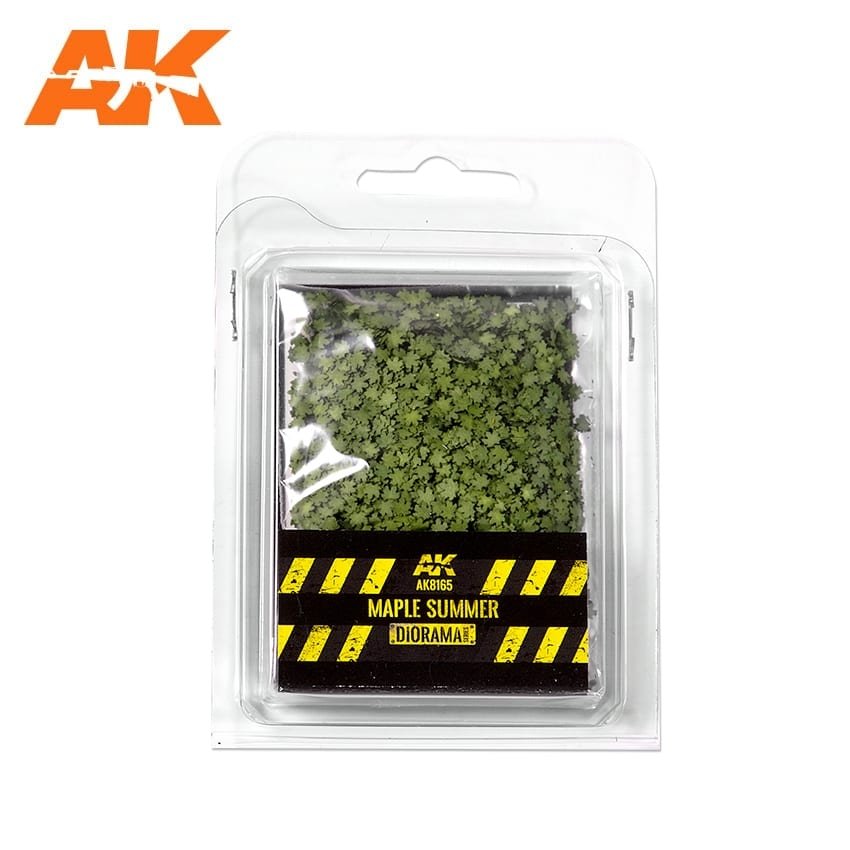 AK Interactive AK8165 FEUILLES D'ÉTÉ D'ÉRABLE 75 MM / 90 MM 1/32 1/35