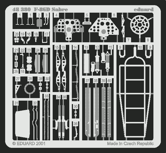 Eduard 48380 F-86D 1/48 (MONOGRAM, REVELL)