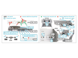 Intérieur imprimé en 3D et coloré sur papier décalcomanie (Revell) pour la Porsche 911 Carrera 3.2 (Quinta Studio QD24005), échelle 1/24.  – immagine 2