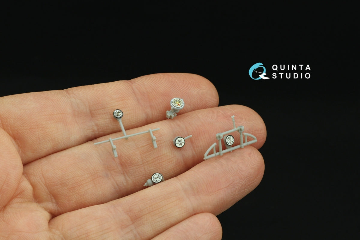 Intérieur imprimé en 3D et coloré pour Fokker D.VII (Wingnut Wings) - Quinta Studio QD32239, échelle 1/32 – Bild 12