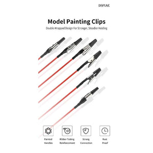 Pinces de peinture pour maquettes DSPIAE MPC-20 (20 pièces)