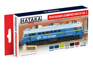 Coffret de peinture pour locomotives Hataka HTK-AS57 des Chemins de fer polonais, volume 3  – image 2