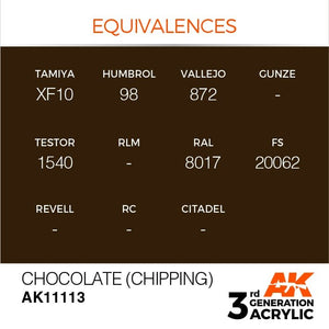 AK Interactive AK11113 CHOCOLAT (PÉPITES) – STANDARD 17 ml – image 3