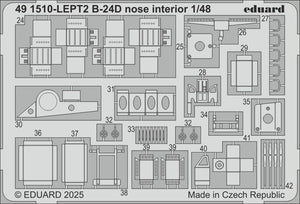Intérieur du nez du B-24D Eduard 491510 HOBBY BOSS 1/48 – image 2
