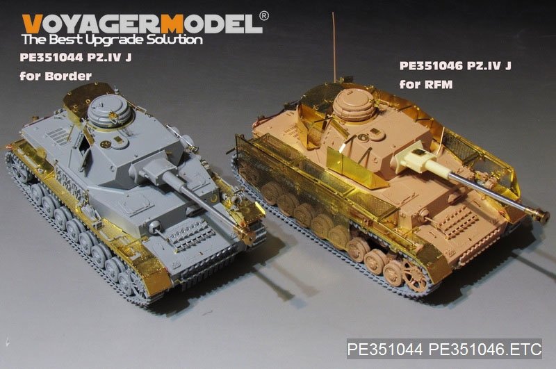 Maquette Voyager PE351044, char allemand Pz.Kpfw.IV Ausf.J (production tardive), base pour Border BT-008, échelle 1/35 – Bild 14