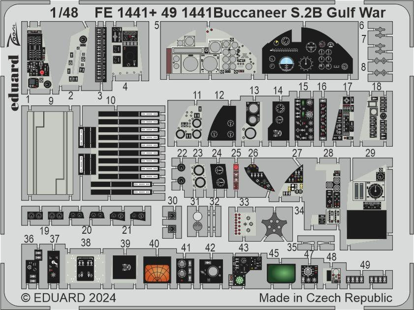 Eduard FE1441 Buccaneer S.2B Guerre du Golfe AIRFIX 1/48