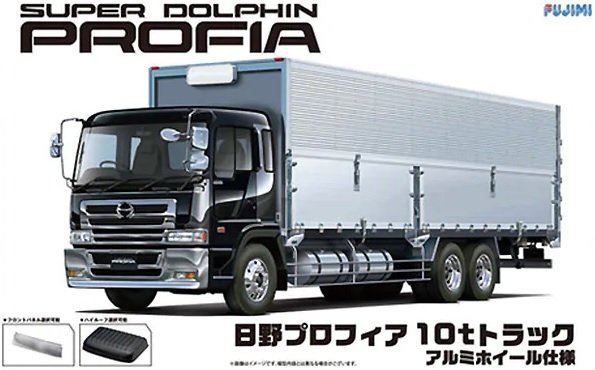 Fujimi 011936 Camion Hino Super Dolphin Profia 10t Roues en aluminium Type 1/32