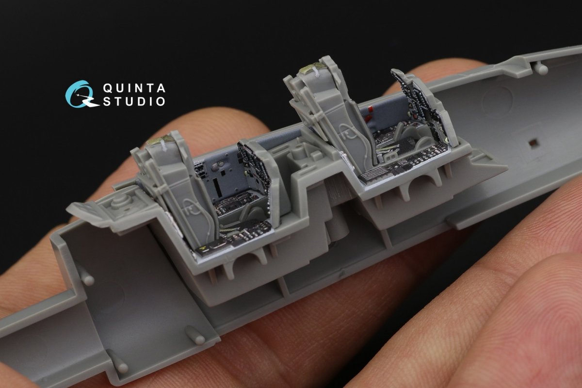 Intérieur imprimé en 3D et coloré pour F-15E de Quinta Studio QD72034 (GWH) à l&amp;#39;échelle 1/72 – image 8