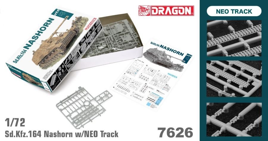 Dragon 7626 Sd.Kfz.164 Nashorn avec piste NEO 1/72 – immagine 2