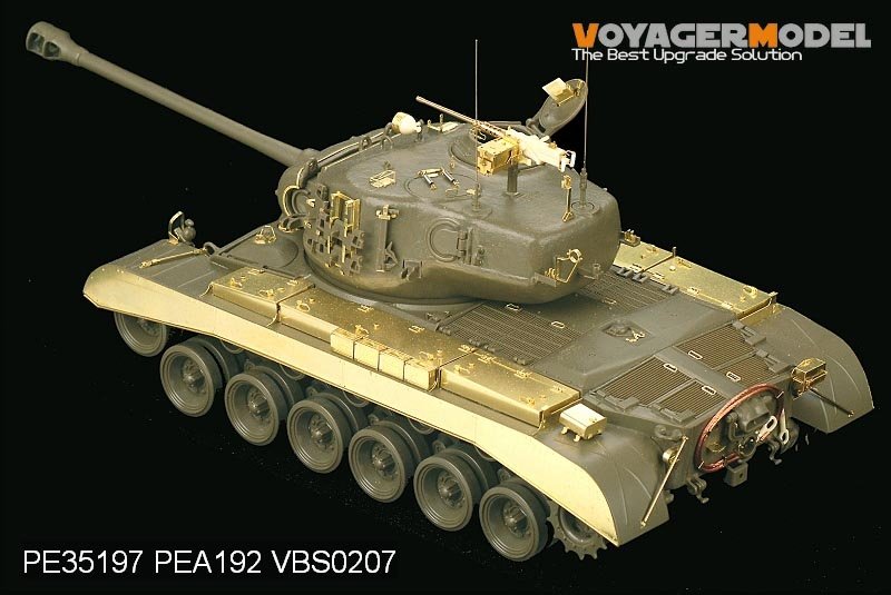 Maquette Voyager PE35197 Char M26 Pershing de l&amp;#39;armée américaine de la Seconde Guerre mondiale (modèle de base pour Tamiya 35254, échelle 1/35) – image 3