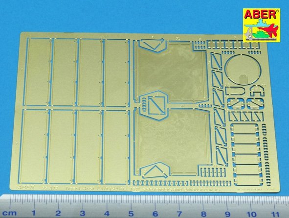 Aber 35A012 Ailes latérales pour Tiger I, E/ H1 (1/35) – image 2