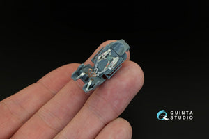 Intérieur imprimé en 3D et coloré sur papier décalcomanie (pour kit Eduard) Quinta Studio QD48129 MiG-21PFM (panneaux gris) 1/48 – image 3