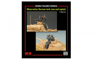 Maquette Rye Field 2015 Observation Tankiste et capitaine allemands 1/35