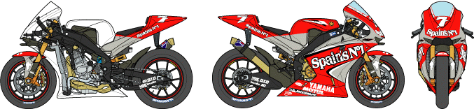 Tamiya 14100 Yamaha YZR-M1 2004 1/12 – immagine 4