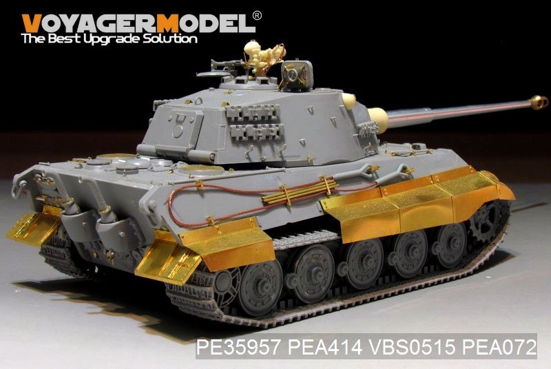 Maquette Voyager PE35957 Char King Tiger allemand de la Seconde Guerre mondiale (tourelle Hensehel) pour HOBBYBOSS 84533 1/35 – image 15