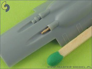 Ensemble d&amp;#39;armement Master AM-72-014 Fw 190 A7, A8 (embouts de canon MG 131, MG 151) et tube de Pitot – image 3