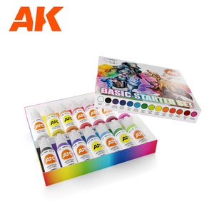 AK Interactive AK11775 KIT DE DÉMARRAGE DE BASE – 14 COULEURS SÉLECTIONNÉES PAR JOSEDA VINCI – image 2