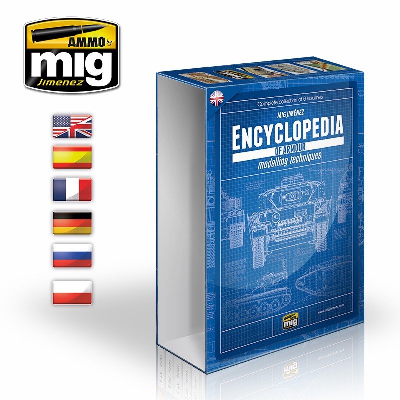 Munitions de Mig Jimenez 6159E Caso de ENCICLOPEDIA DE TÉCNICAS DE MODELADO DE ARMADURAS (ES)