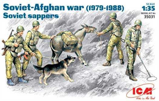 ICM 35031 Sapeurs soviétiques de la guerre d&amp;#39;Afghanistan (1/35)