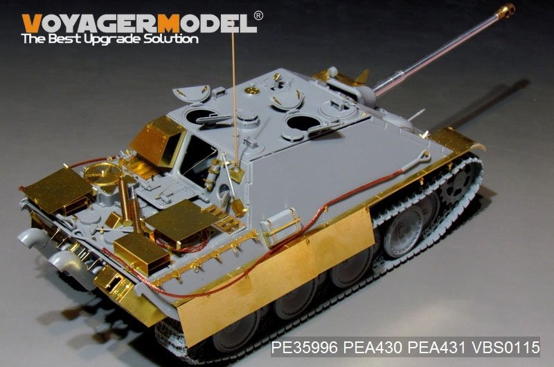Kit de mise à niveau de base Voyager Model PE35996 pour Jagdpanther G2 de la Seconde Guerre mondiale, compatible avec la maquette TAKOM 2118 au 1/35 – image 10