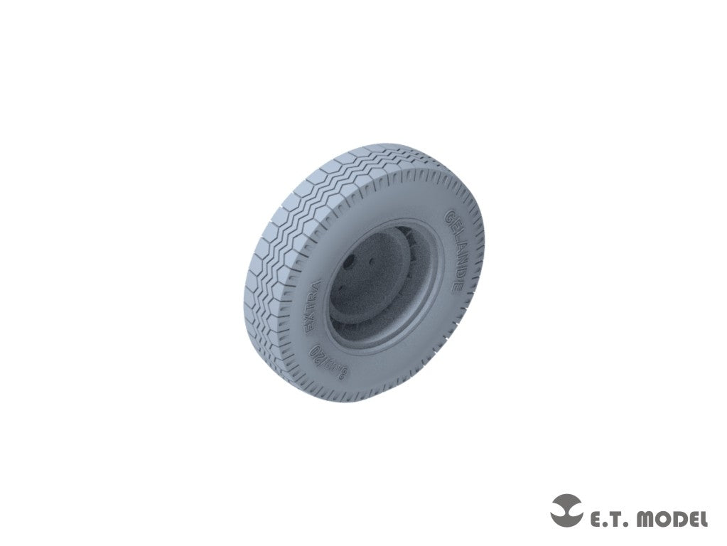 E.T. Model P35-104 WWII German Sd.Kfz.234 Small Diameter Weighted Wheels Type.4 1/35 – zdjęcie 5