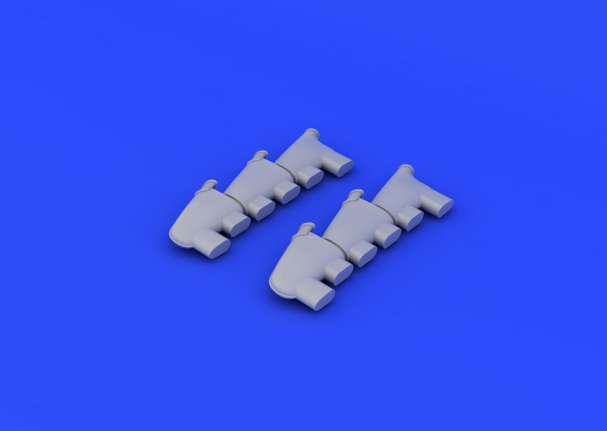 Eduard 648211 Spitfire Mk. I pots d&amp;#39;échappement 1/48 (AIRFIX) – image 5