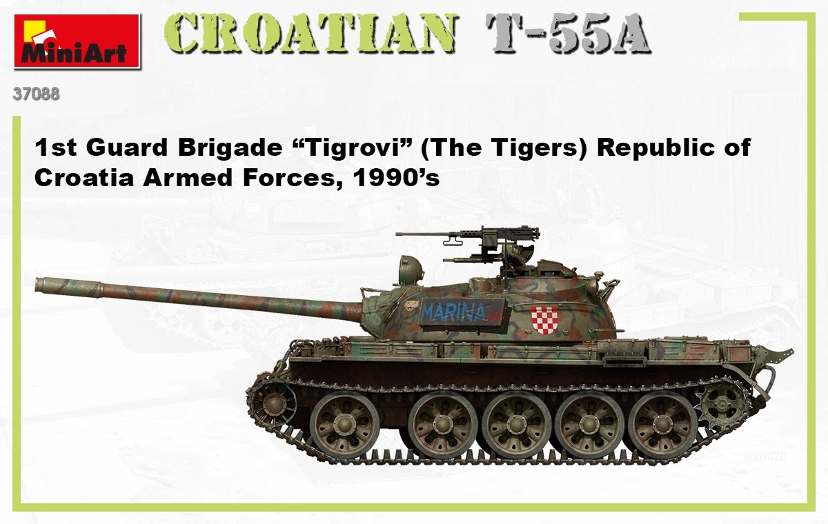 MiniArt 37088 CROATIAN T-55A 1/35 – zdjęcie 4