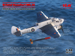 ICM 48315 Bristol Beaufort Mk.IA Bombardier-torpilleur britannique de la Seconde Guerre mondiale 1/48