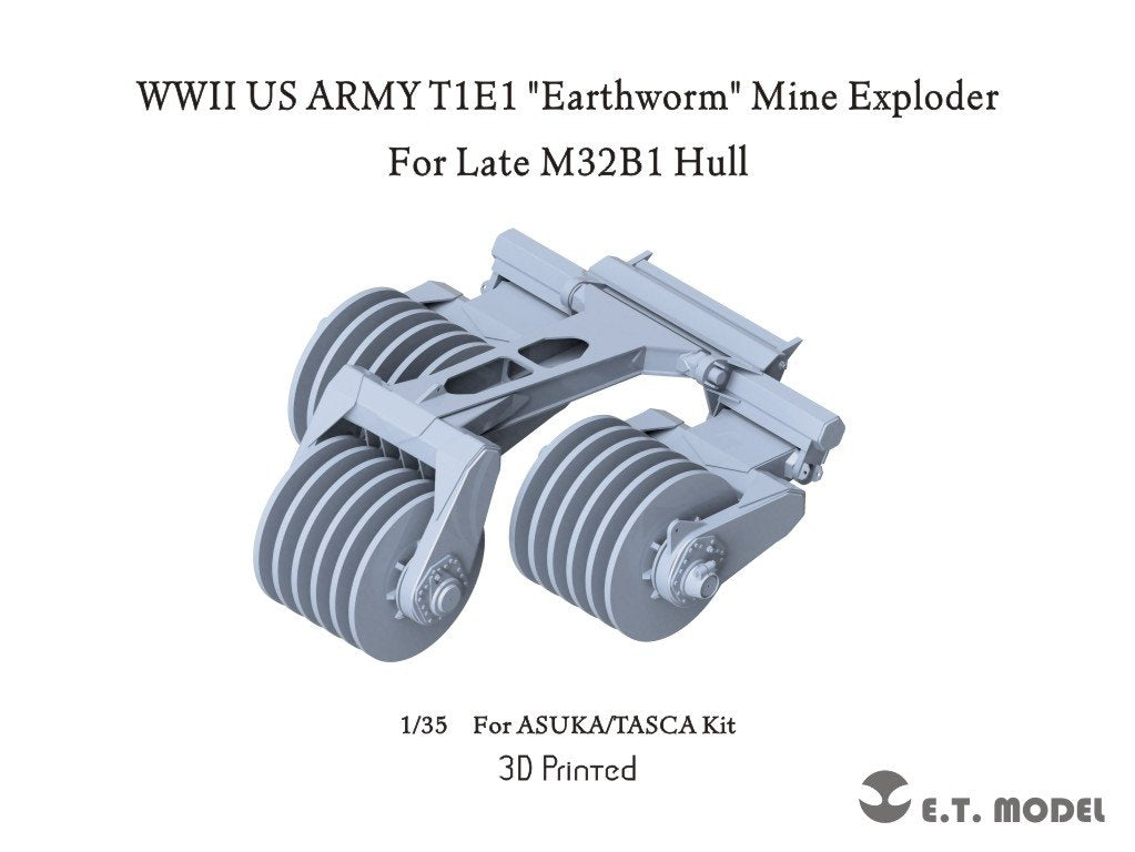 ET Model P35-041 Détonateur de mines T1E1 « Earthworm » de l&amp;#39;armée américaine (pour châssis de M32B1 tardif) (Impression 3D) 1/35