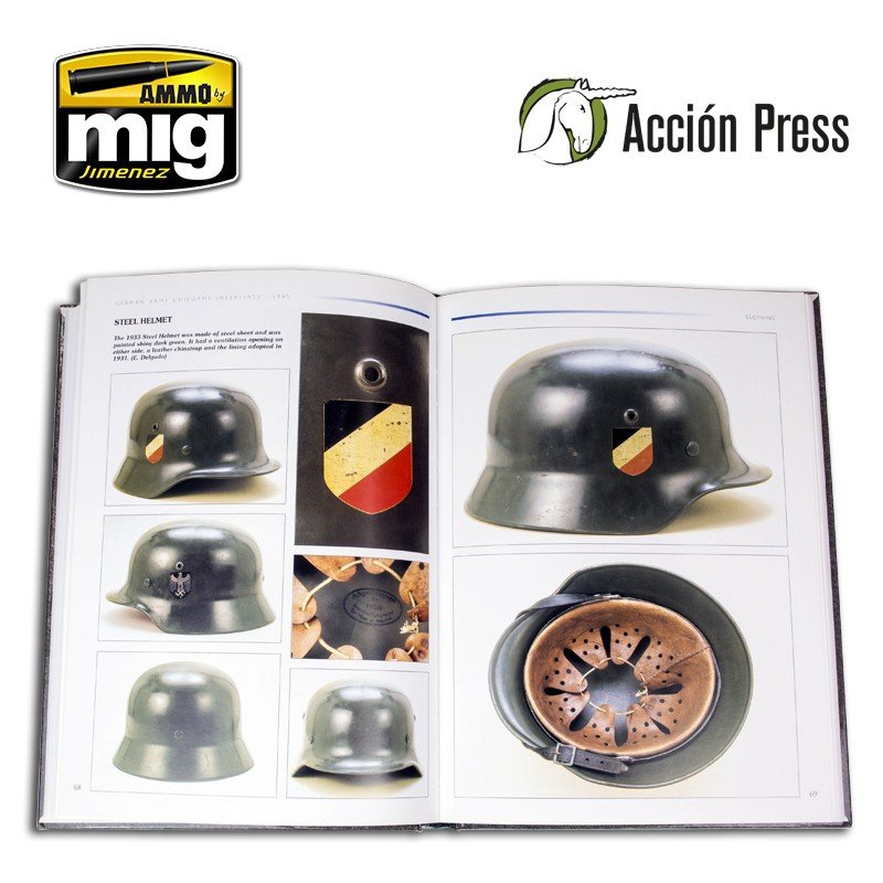 AMMO of Mig Jimenez EURO0026 GERMAN ARMY UNIFORMS - HEER (1933-1945) Englis – zdjęcie 4