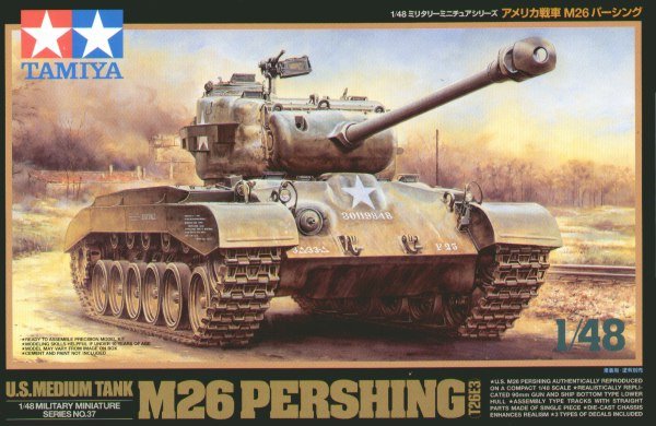 Tamiya 32537 Char moyen américain M26 Pershing (1/48)