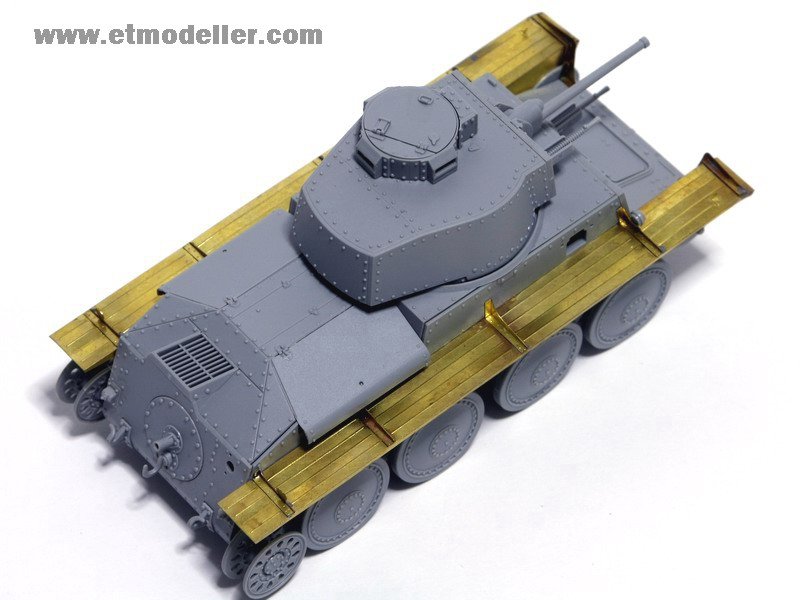 Garde-boue ET Model EA35-004 pour maquette DRAGON au 1/35 du char allemand Pz.Kpfw.38(t) de la Seconde Guerre mondiale – image 2